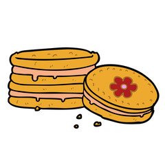 cartoon biscuit