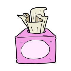 cartoon box of tissues
