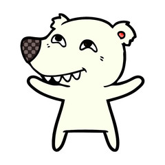 polar bear cartoon