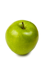 fresh apples organic isolated, Malus domestica.