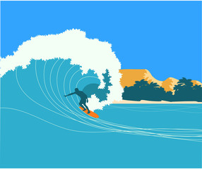 Surfing background