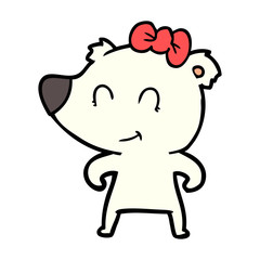 polar bear cartoon