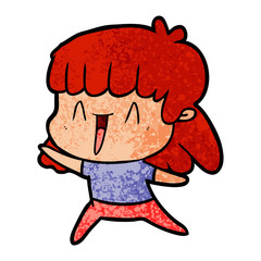cartoon woman