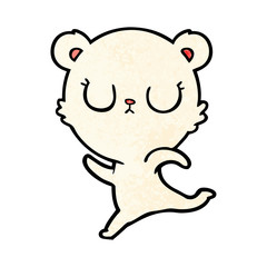 Fototapeta premium polar bear cartoon