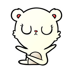 Obraz premium polar bear cartoon