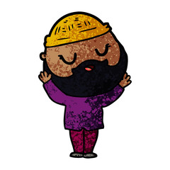cartoon man with beard