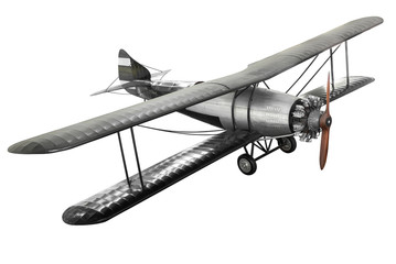 Obraz premium Starożytny samolot walki