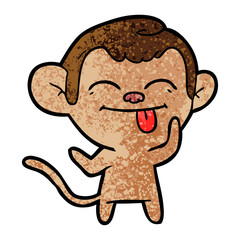 funny cartoon monkey