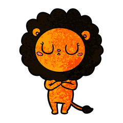 cartoon lion