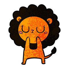 cartoon lion