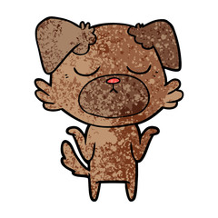 cute cartoon dog