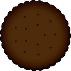 丸いクッキー　チョコ