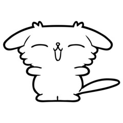cute cartoon dog
