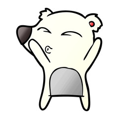 polar bear cartoon