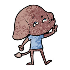 cartoon elephant remembering