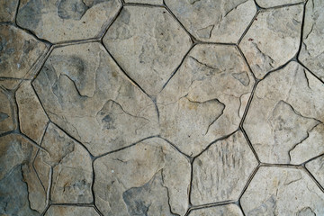 Concrete floor pattern