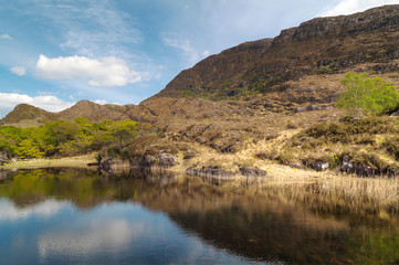 Fototapeta na wymiar Idyllic scenery of Killarney National Park, Ireland