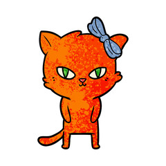 cute cartoon cat
