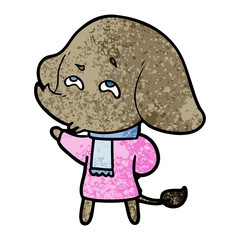 cartoon elephant remembering