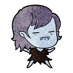 cartoon undead vampire girl