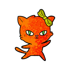 cute cartoon cat