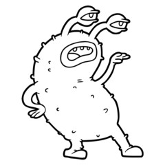 cartoon alien