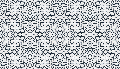 Abstract Oriental Pattern. Modern Shape. Endless Vector.