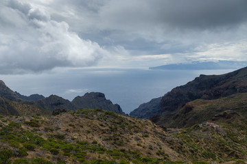 view on Teno Mountains
