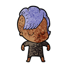 cartoon woman