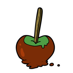 cartoon toffee apple