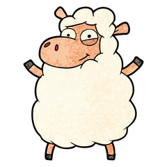 cartoon sheep
