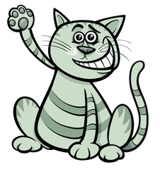 cat or kitten cartoon comic animal character