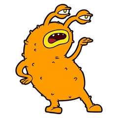 cartoon alien