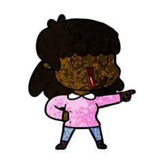 cartoon woman