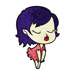 cute cartoon vampire girl