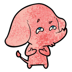 cartoon elephant remembering