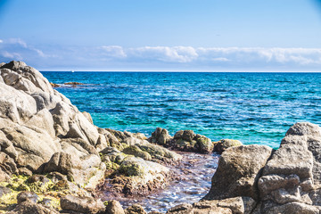 Seascape at Costa Brava, Catalonia, Spain