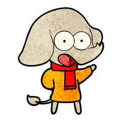 cute cartoon elephant