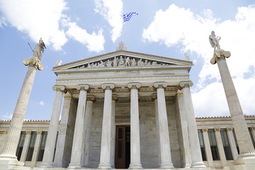 Main building of the Academy of Athens, Greece