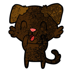 laughing cartoon dog