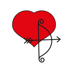 Red heart icon