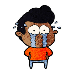 cartoon crying man