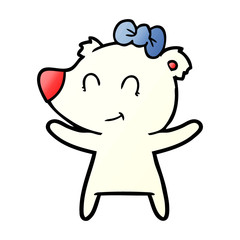 polar bear cartoon