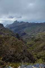 Obraz na płótnie Canvas view on Teno Mountains