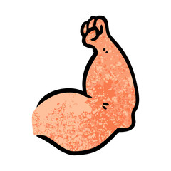 cartoon strong arm