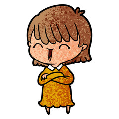 cartoon woman