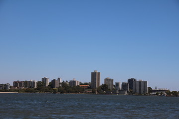 Obraz premium Perth City at Swan River, Western Australia 