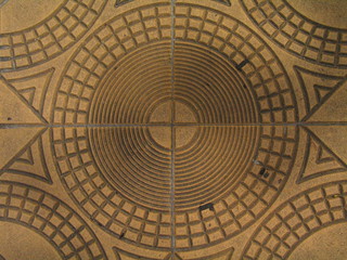 Detalle suelo de Kuala Lumpur, la mayor ciudad y capital de Malasia