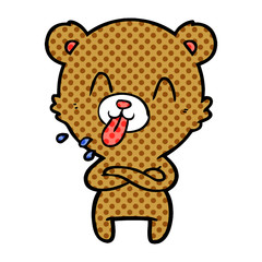 Fototapeta premium bear cartoon character