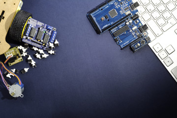 Arduino DIY board for creating robots and other homemade products. Arduino Mega, Arduino Uno, Arduino Mini.